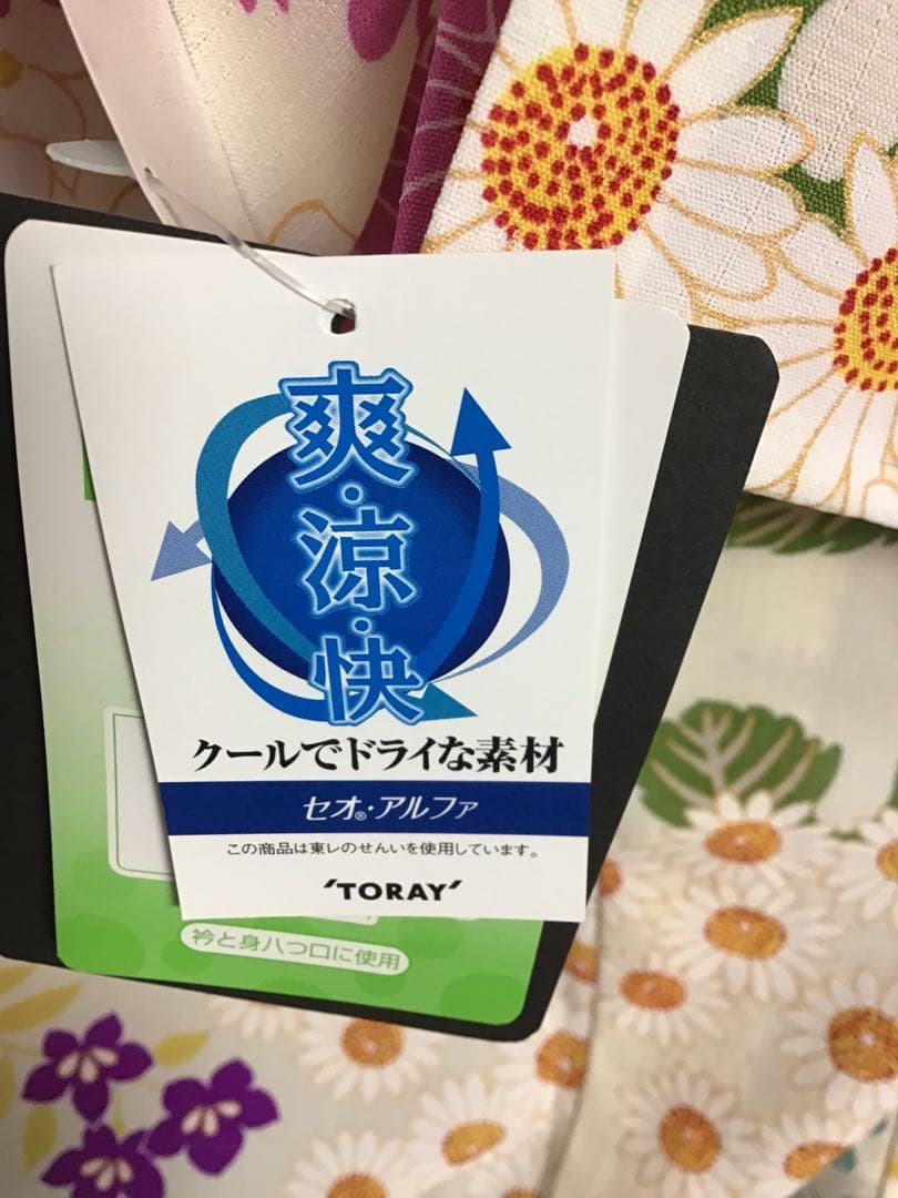 新品☆タグ付☆きもの道楽☆浴衣☆夏小紋☆セオアルファ☆匿名配送