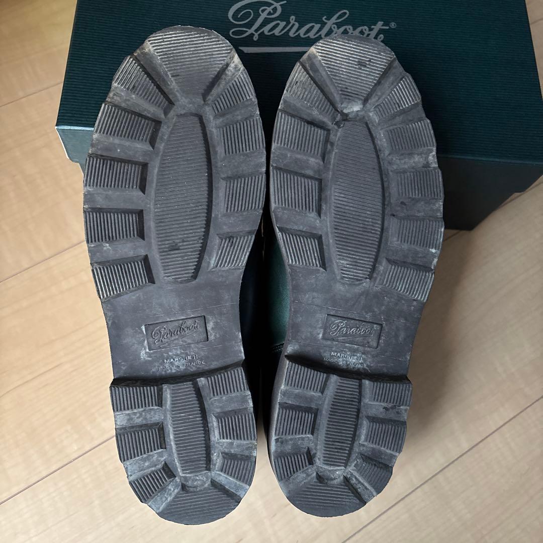 【美品】パラブーツ　ミカエル　グリーン　40.5サイズ
