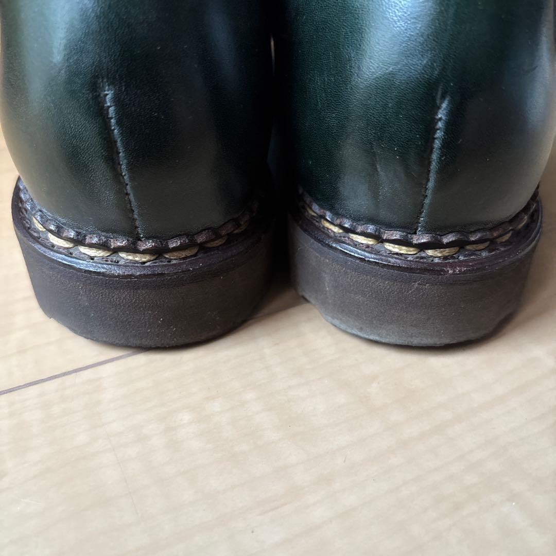 【美品】パラブーツ　ミカエル　グリーン　40.5サイズ