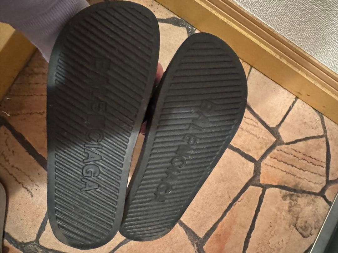 BALENCIAGA ブラック サンダル JP 27.5