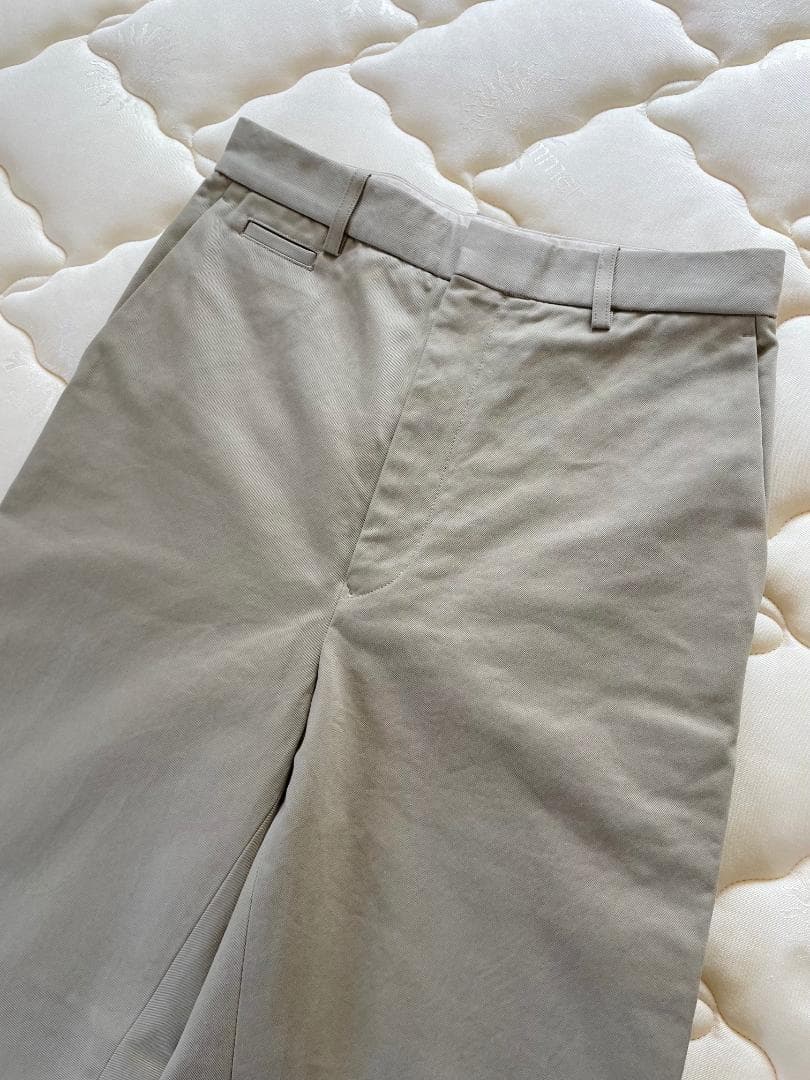 新品 オーラリー WASHED FINX CHINO NARROW PANTS