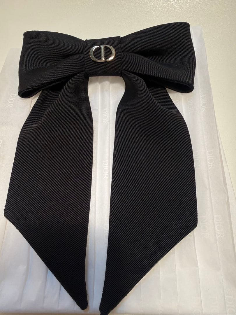 Dior Twist リボンバレッタ　未使用品