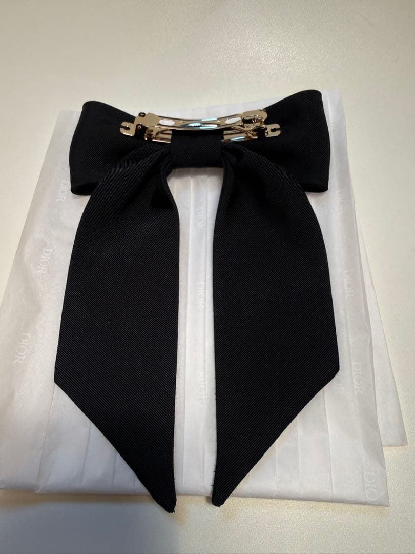 Dior Twist リボンバレッタ　未使用品