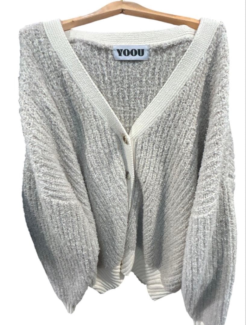 【値下げ可】YOOU カーディガン Poodle cardigan