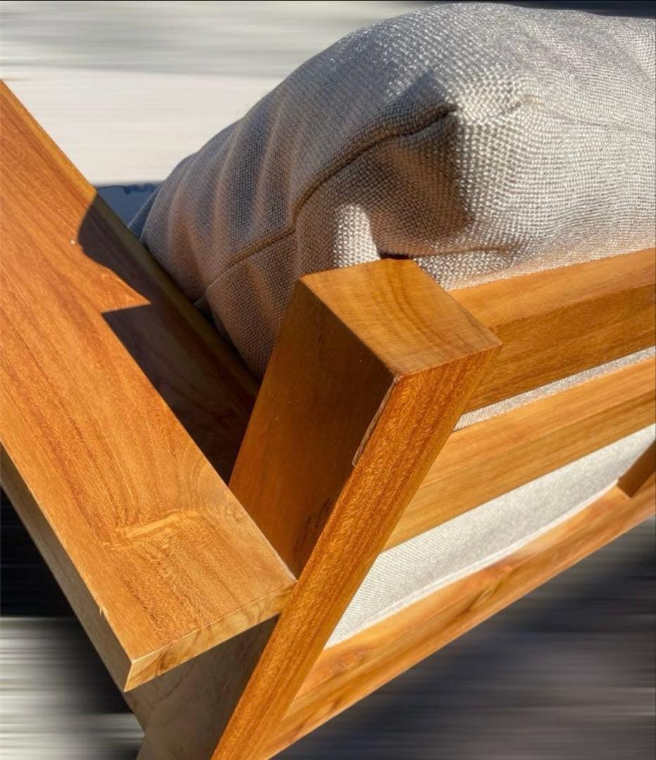 【むら】 ウニコ2人掛けソファブレスbreath チーク無垢材　無印