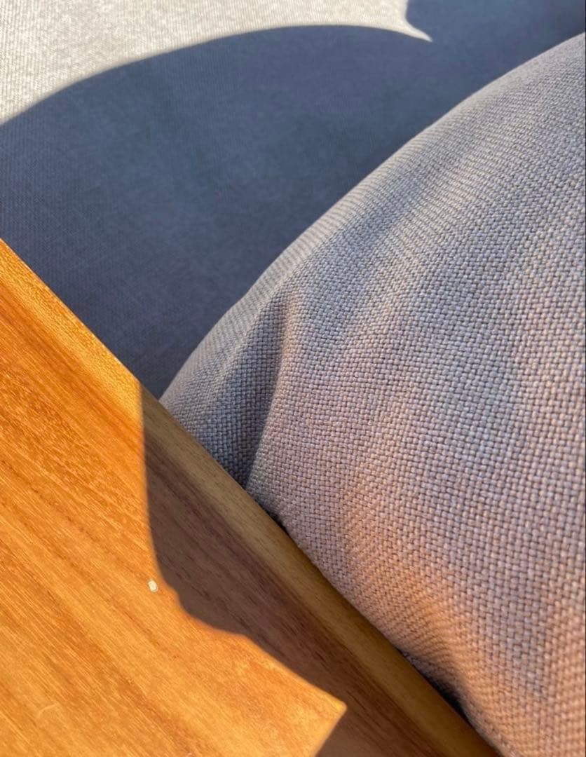 【むら】 ウニコ2人掛けソファブレスbreath チーク無垢材　無印