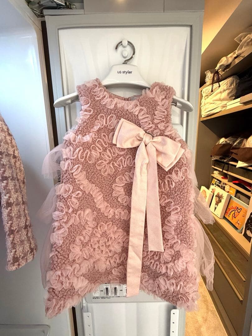 iosonomao イオソノマオ　ドレス　発表会　130 超美品　ピンク　キッズ