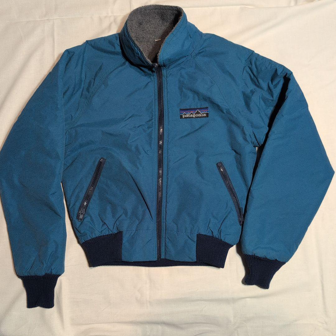 N*϶様 80s パタゴニア シェルドチンチラジャケット デカタグ ターコイズ