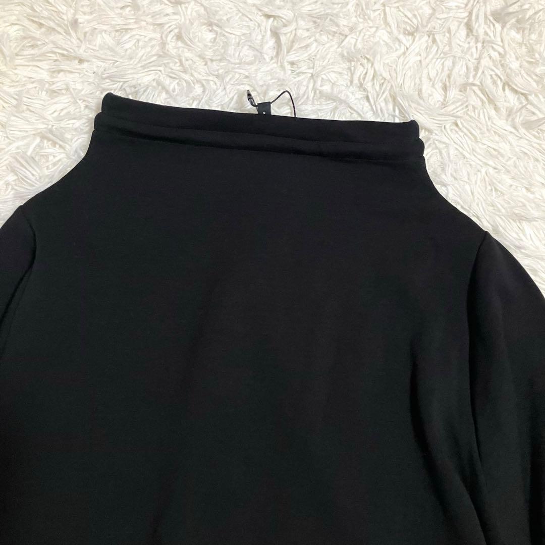 未使用タグ付 セオリー 23AW スウェットドロースリング ダンボールニット 黒