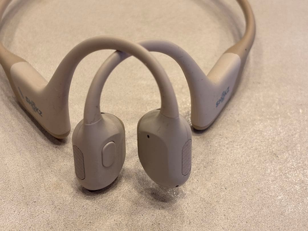 SHOKZ 骨伝導イヤホン ベージュ