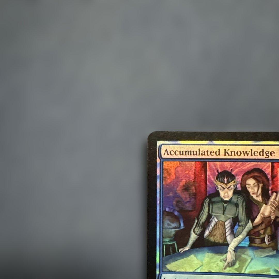 MTG 蓄積した知識　Foil FNM ４枚セット