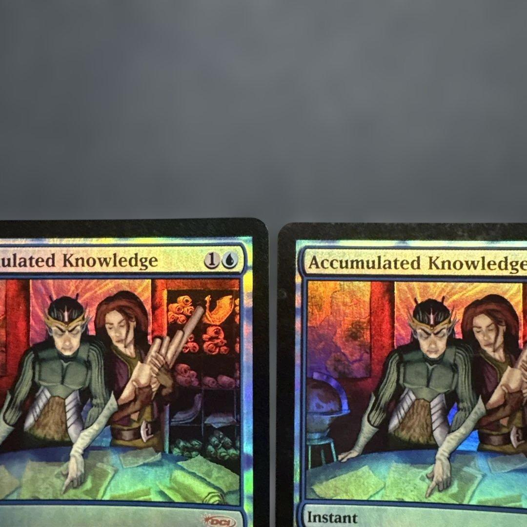 MTG 蓄積した知識　Foil FNM ４枚セット