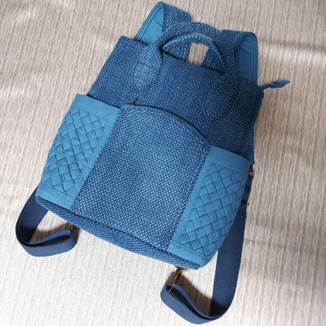 剣道着と組み紐のリュック兼トートバッグ(2way タイプ)