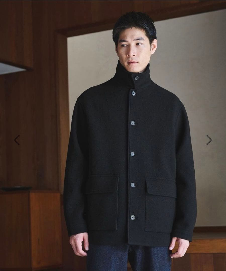 グリーンレーベルリラクシング SENTDALE WOOL カバーオール　黒　L