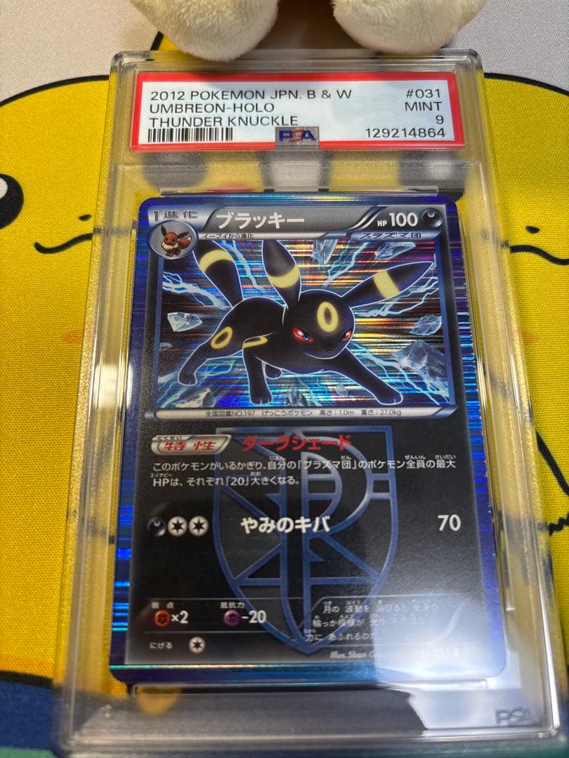 PSA9 ポケモンカード　ブラッキー　プラズマ団