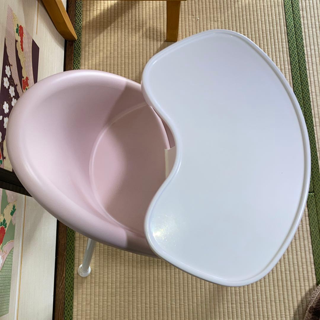 も*ち様 BABYBJORN ベビービョルン ハイチェア お食事チェア ピンク