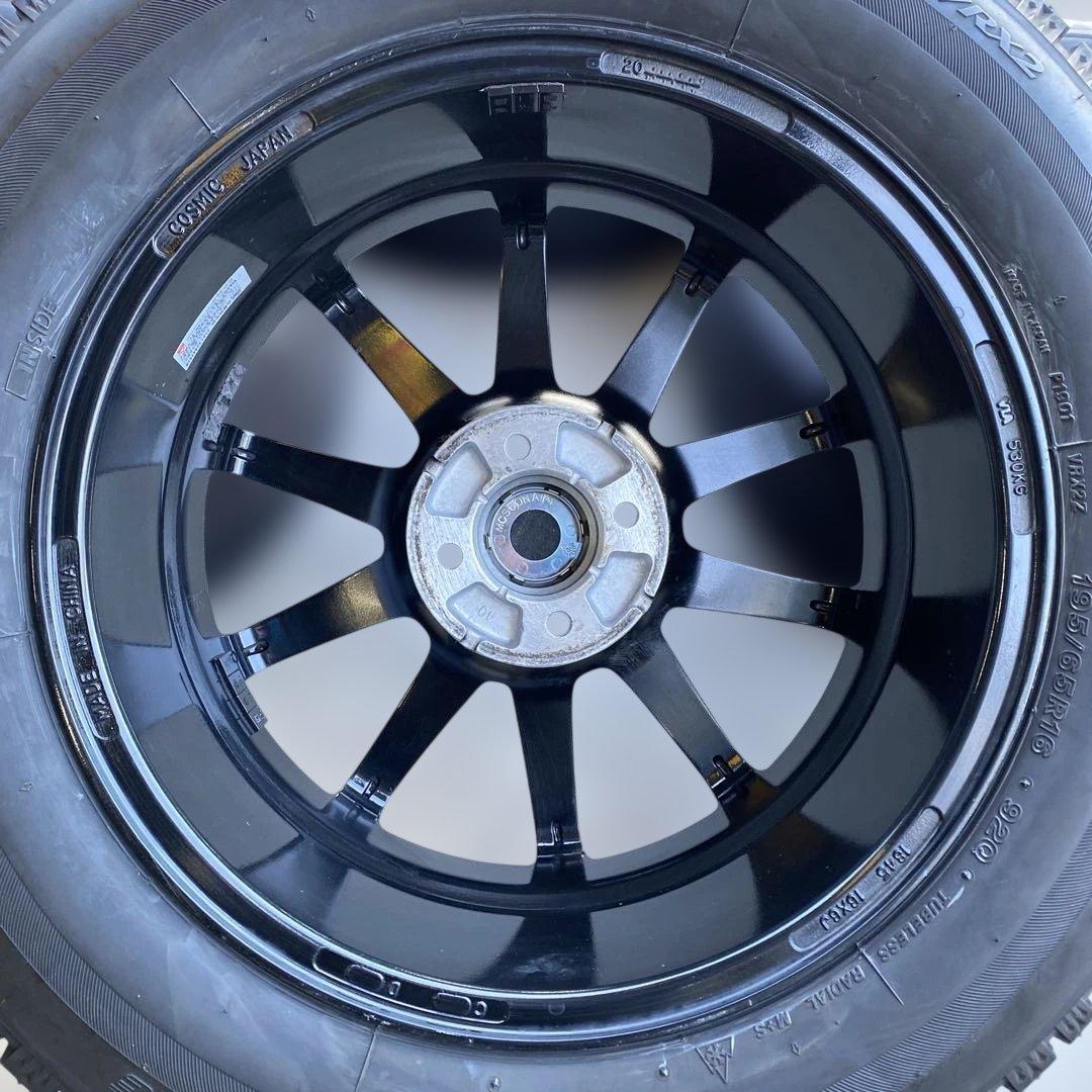 中古バリ溝ブリヂストンスタッドレスセット195/65R16 ライズ、ロッキー