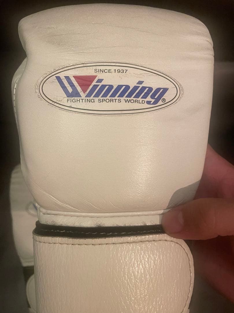 Winning ボクシンググローブ ホワイト　8オンス