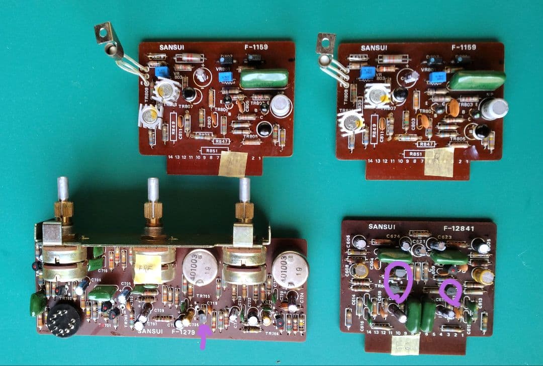 サンスイAU-666プリメインアンプ中古(整備済完動品)