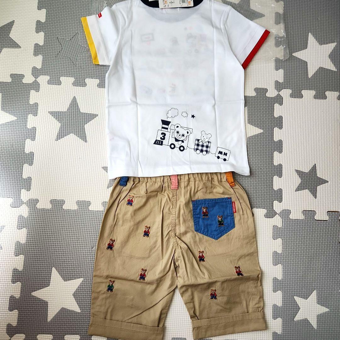 ★新品★　ミキハウス Tシャツ110cm&ハーフパンツ110cm