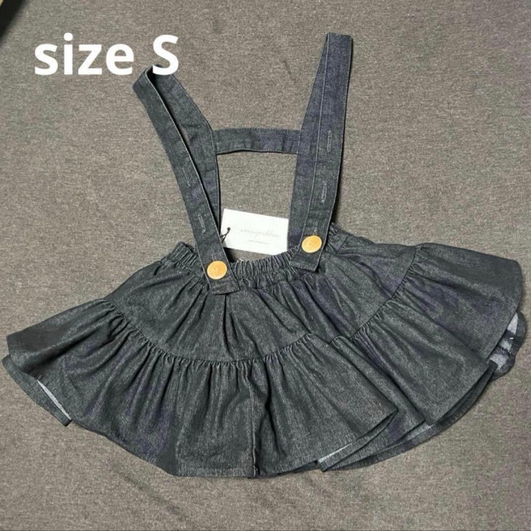 na⭐︎⭐︎　wonny ribbon black denim skirt