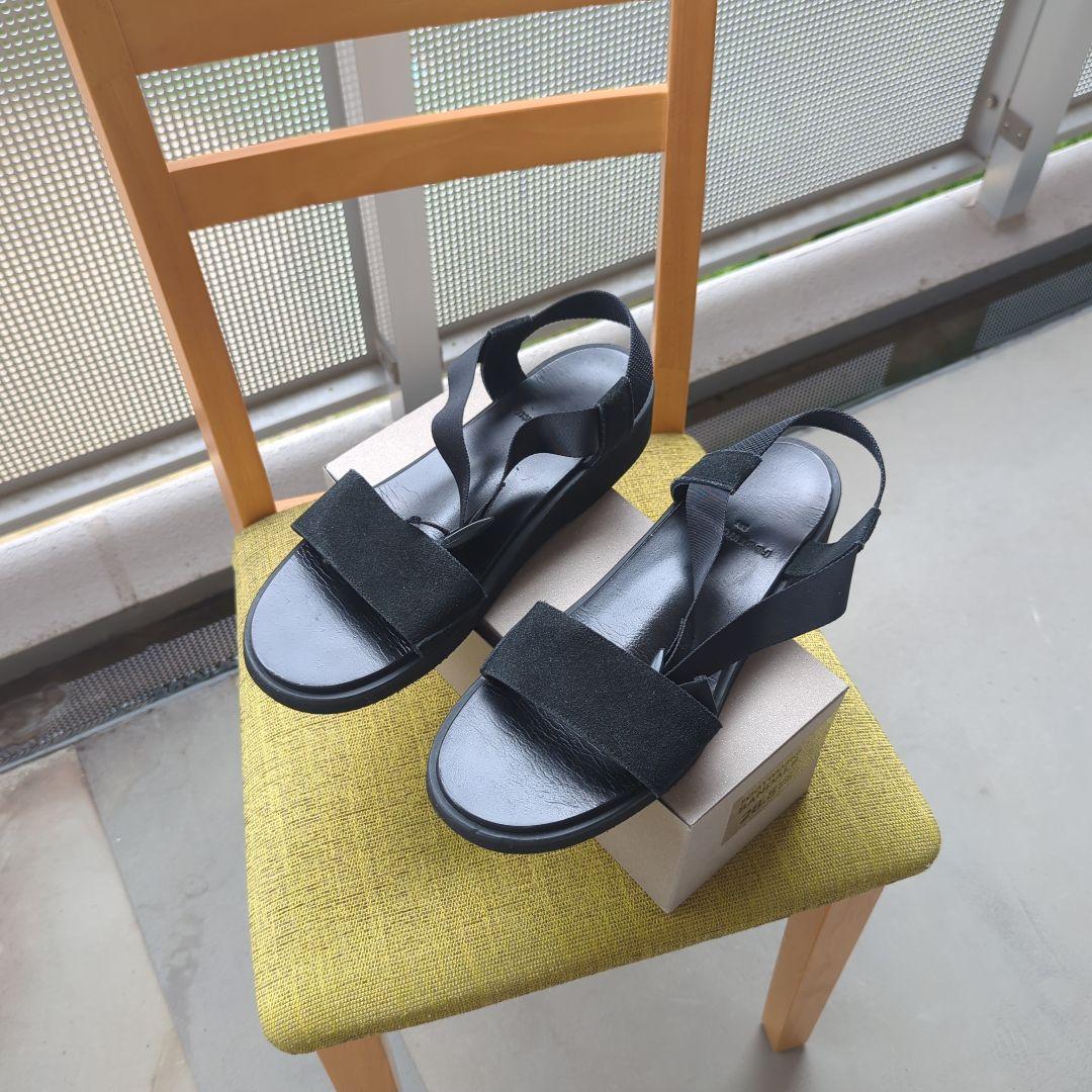 FOOTWORKS ブラック サンダル 28.5 cm