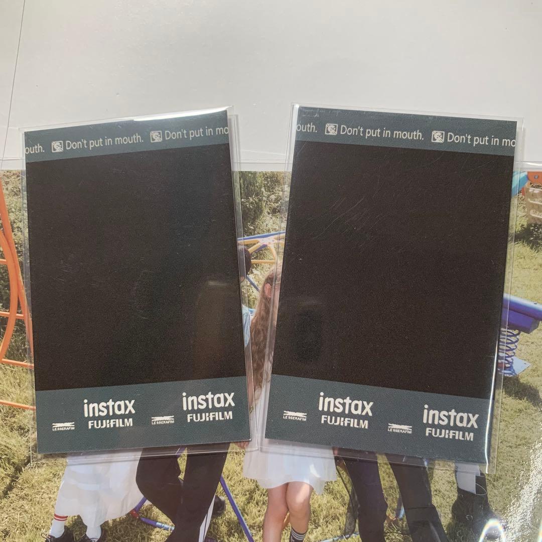 lesserafim TOU中華 チェウォン ポラロイド チェキ風 2枚セット