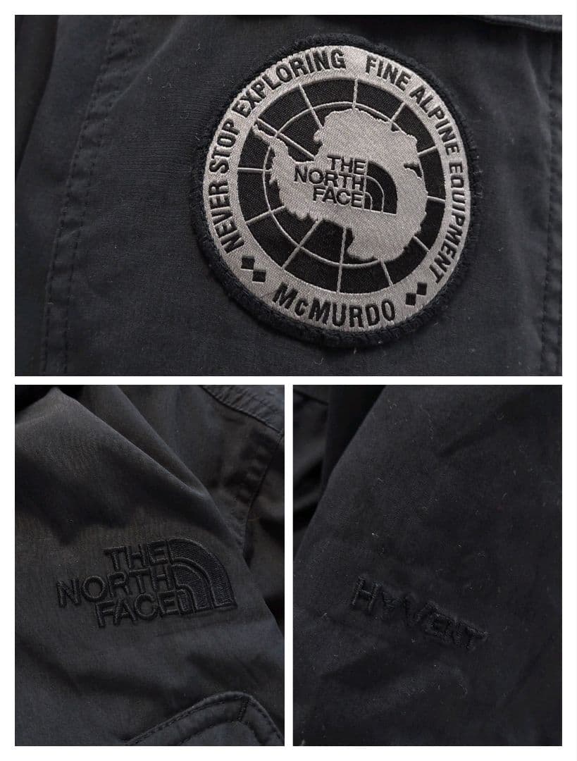 ノースフェイス マクマードパーカ ダウンジャケット ハイベント ブラック【Ｌ】