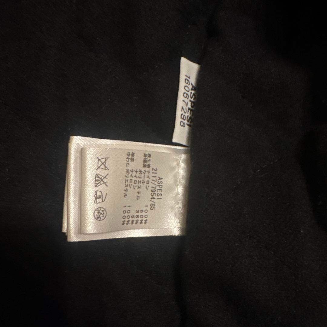 美品　アスペジ m65 MINIFIELD WOOL VENTO XS ブラック