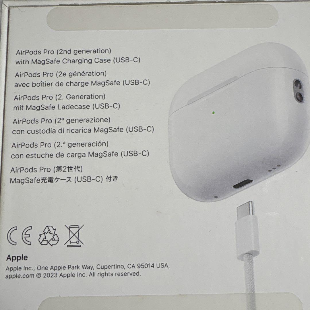 【右耳充電不可】Apple AirPods第二世代本体 充電ケース付き