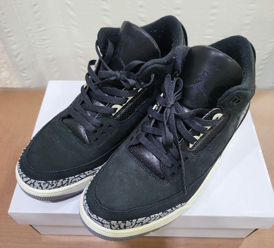 ナイキ ウィメンズ エアジョーダン 3 レトロ オフノアール 29.0cm