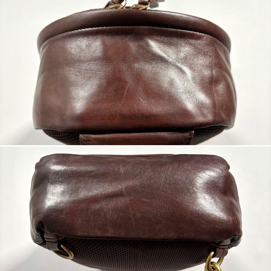 ポーター PORTER フランク スリングショルダーバッグ 馬革 レザー 茶