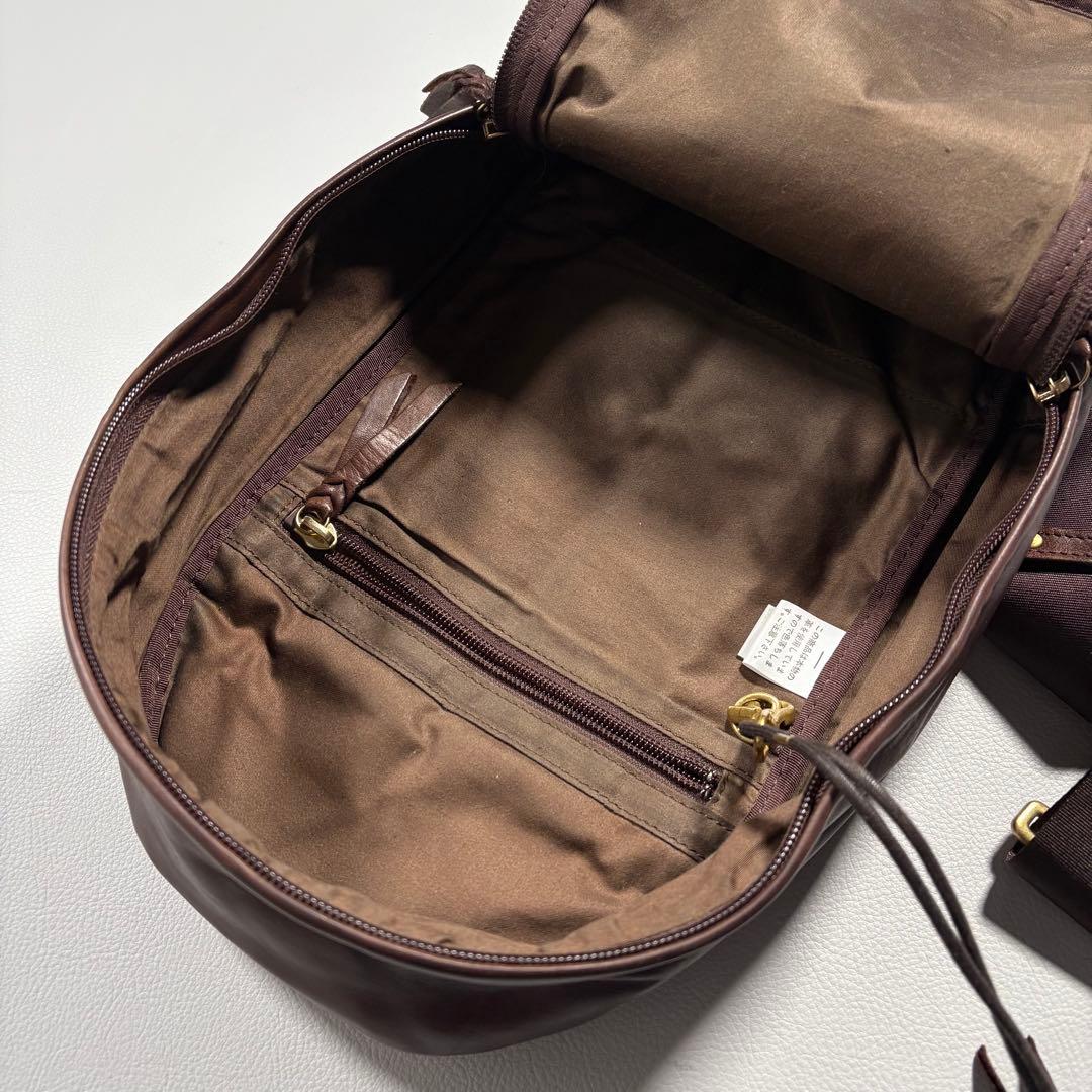 ポーター PORTER フランク スリングショルダーバッグ 馬革 レザー 茶