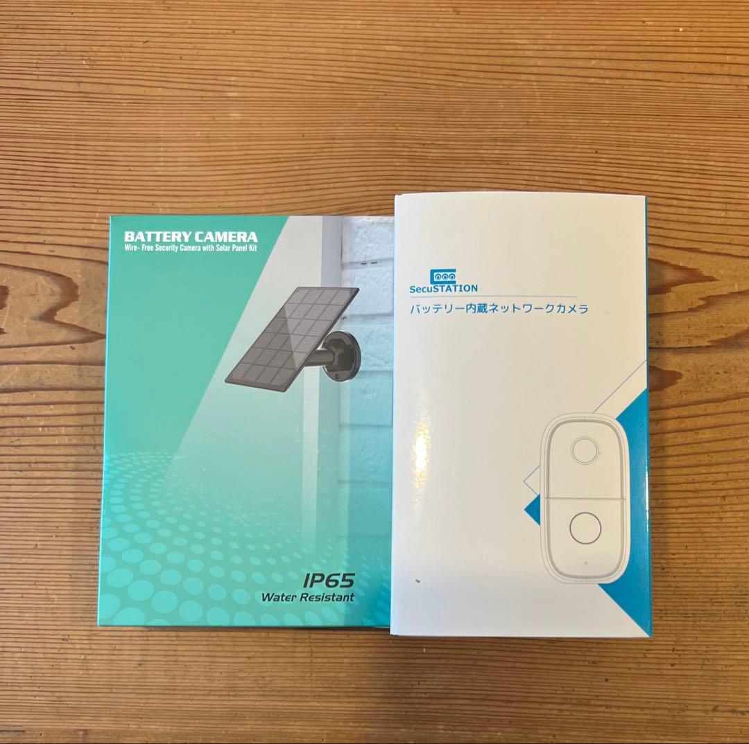 新品未開封 屋外防犯カメラ・工事不要・ワイヤレス・ソーラー・配線電源不要