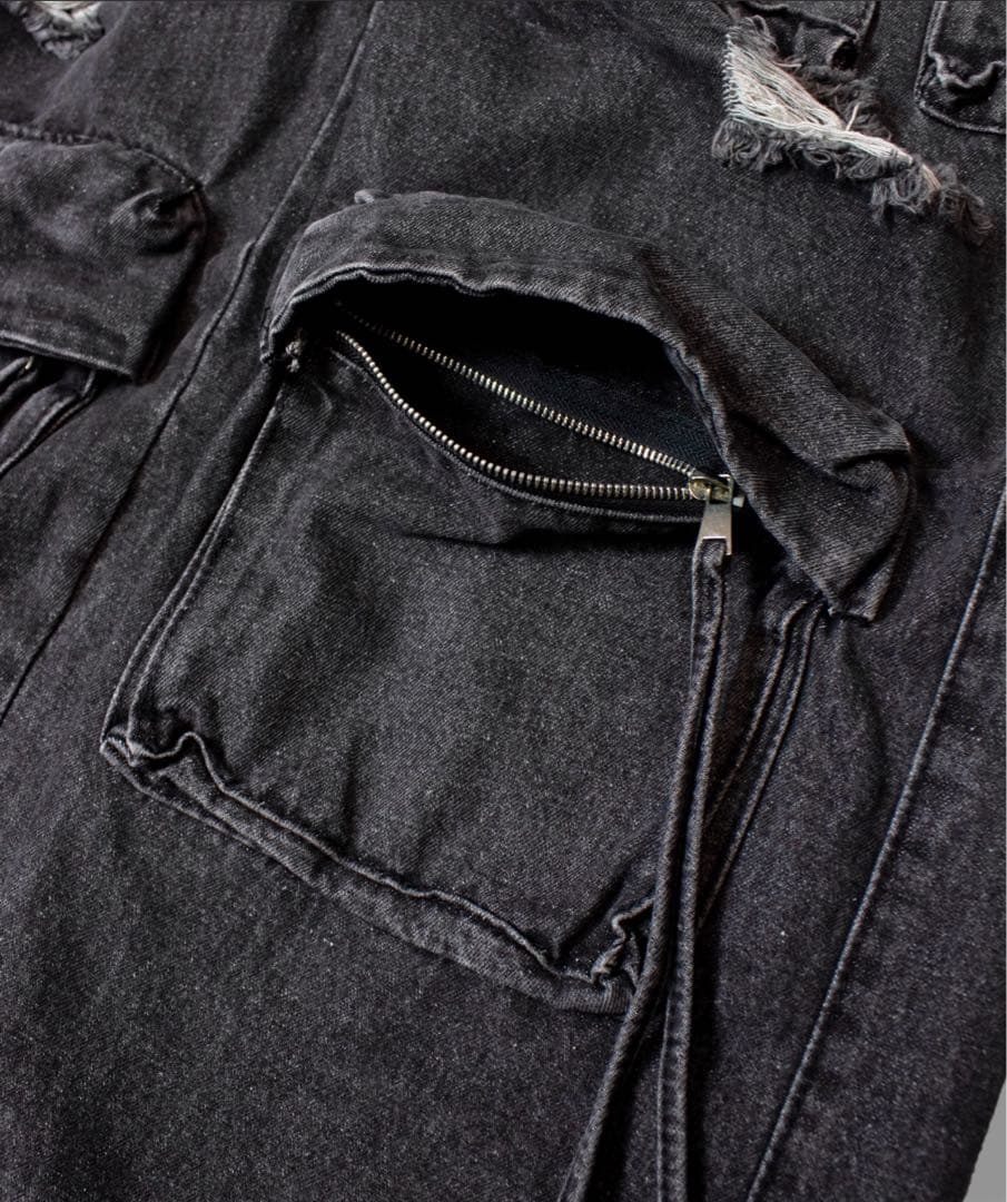 GA DAMAGE-BUGGY CARGO ダメージバギーカーゴデニムパンツ