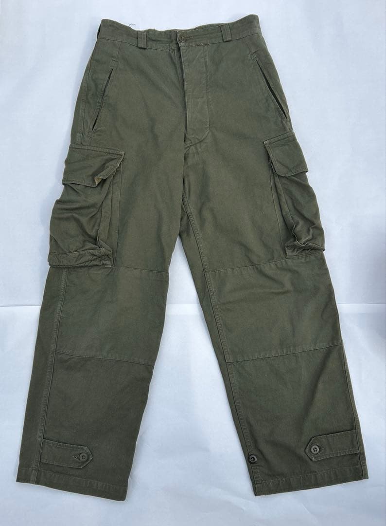 【サイズ21】M65 フランス軍　後期　カーゴパンツ　ヘリンボーン