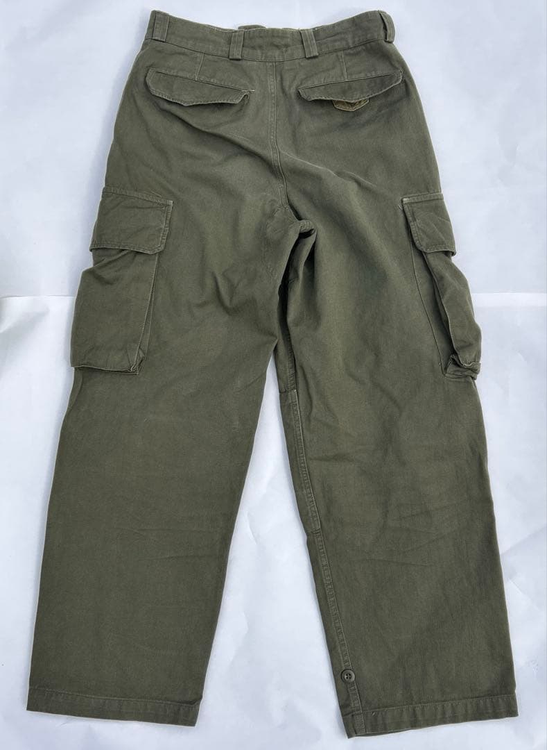 【サイズ21】M65 フランス軍　後期　カーゴパンツ　ヘリンボーン