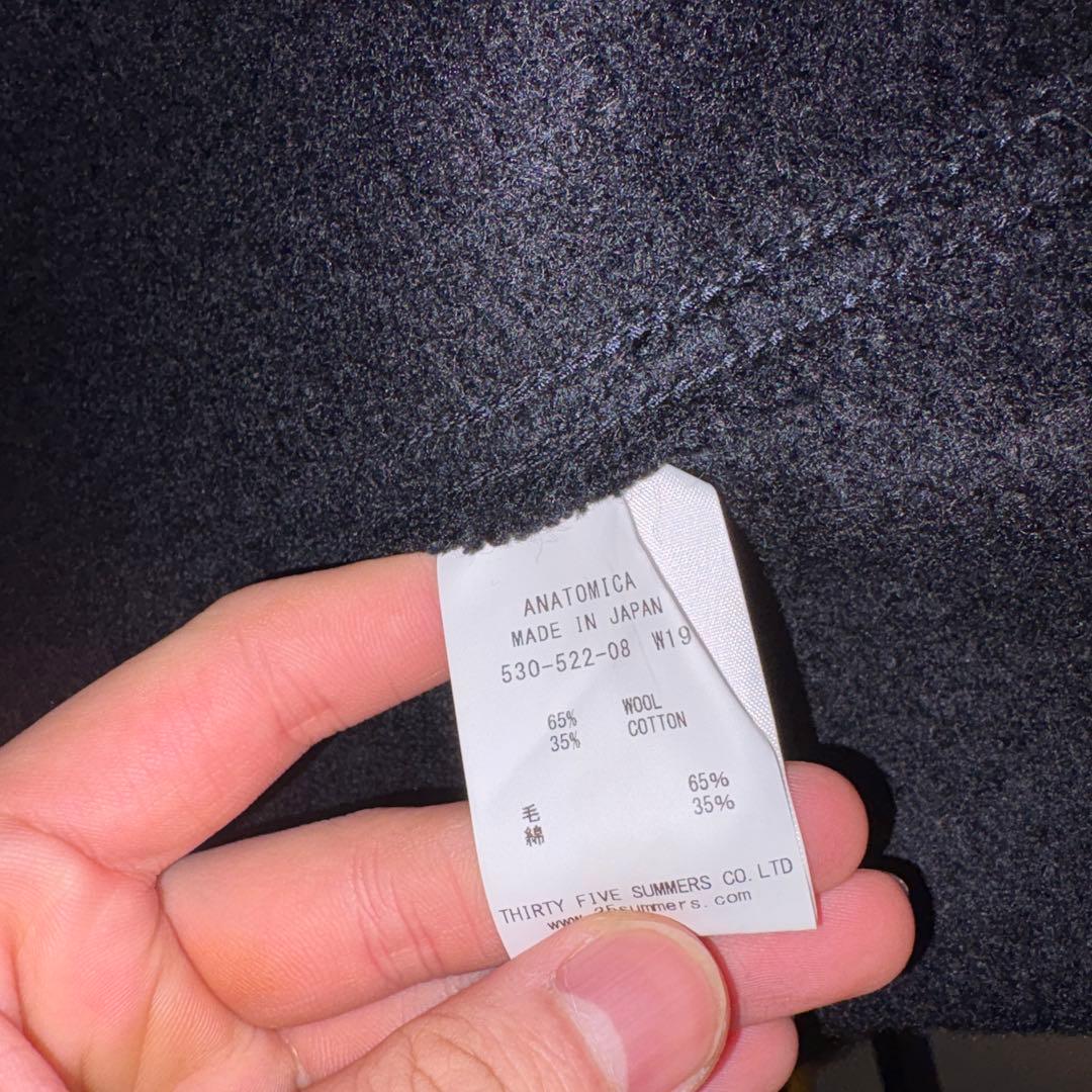 【美品/サイズ44】ANATOMICA ビーチクロスベト NAVY