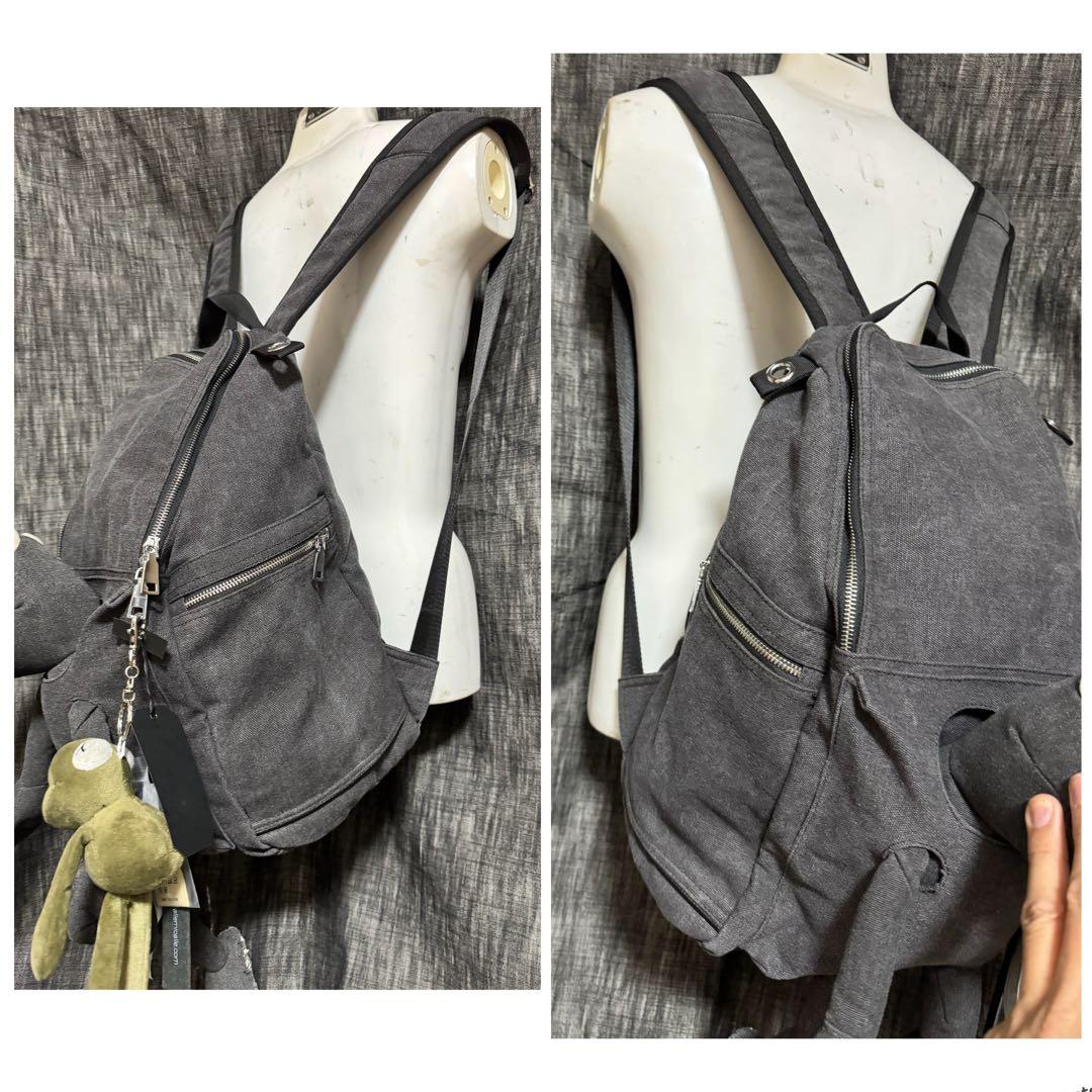 MICALLE MICALLE キャンバスカエルリュック　バックパック　神戸