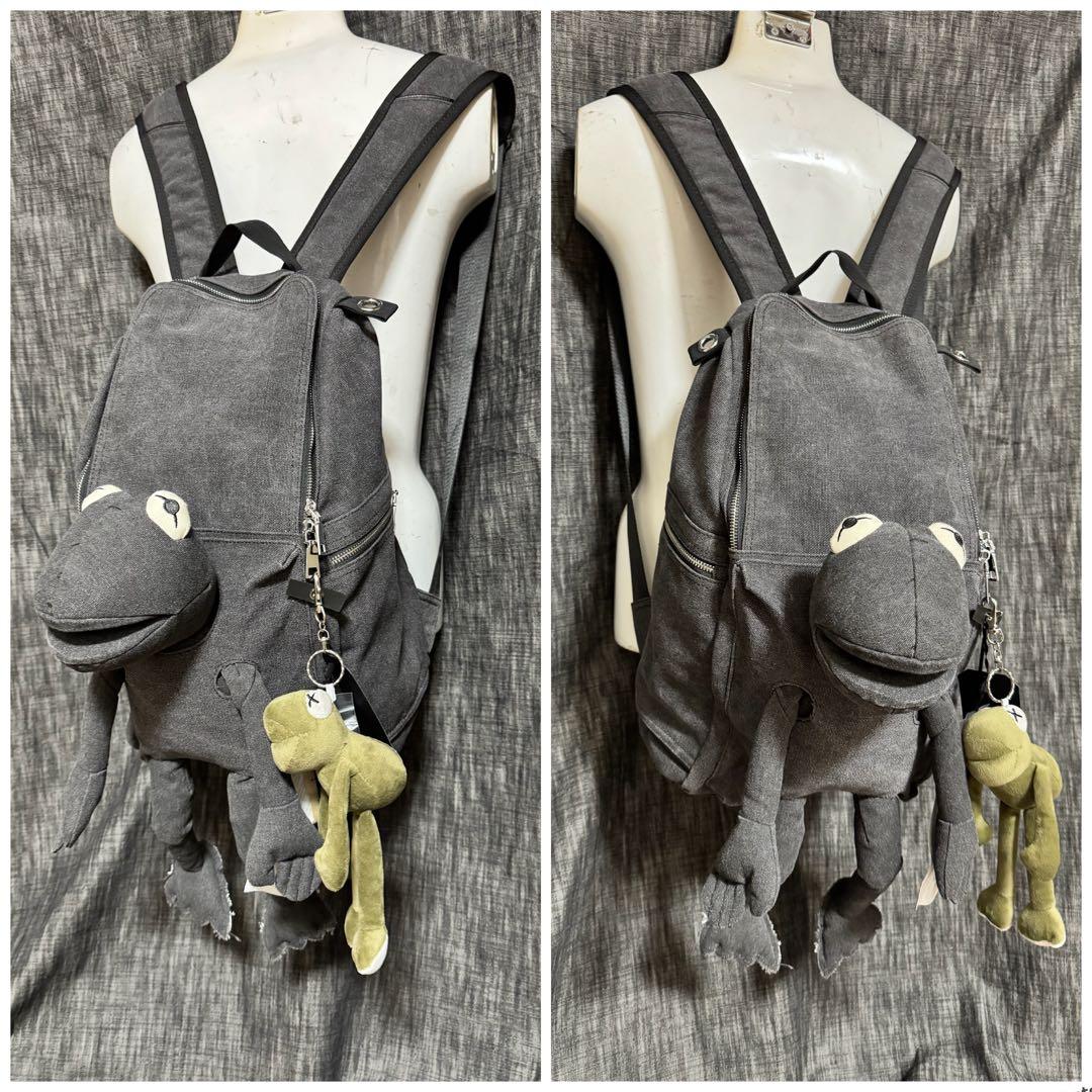 MICALLE MICALLE キャンバスカエルリュック　バックパック　神戸