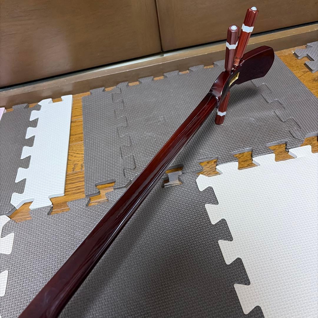 沖縄 三線 人工皮 合皮 琉球 弦楽器　蛇三線