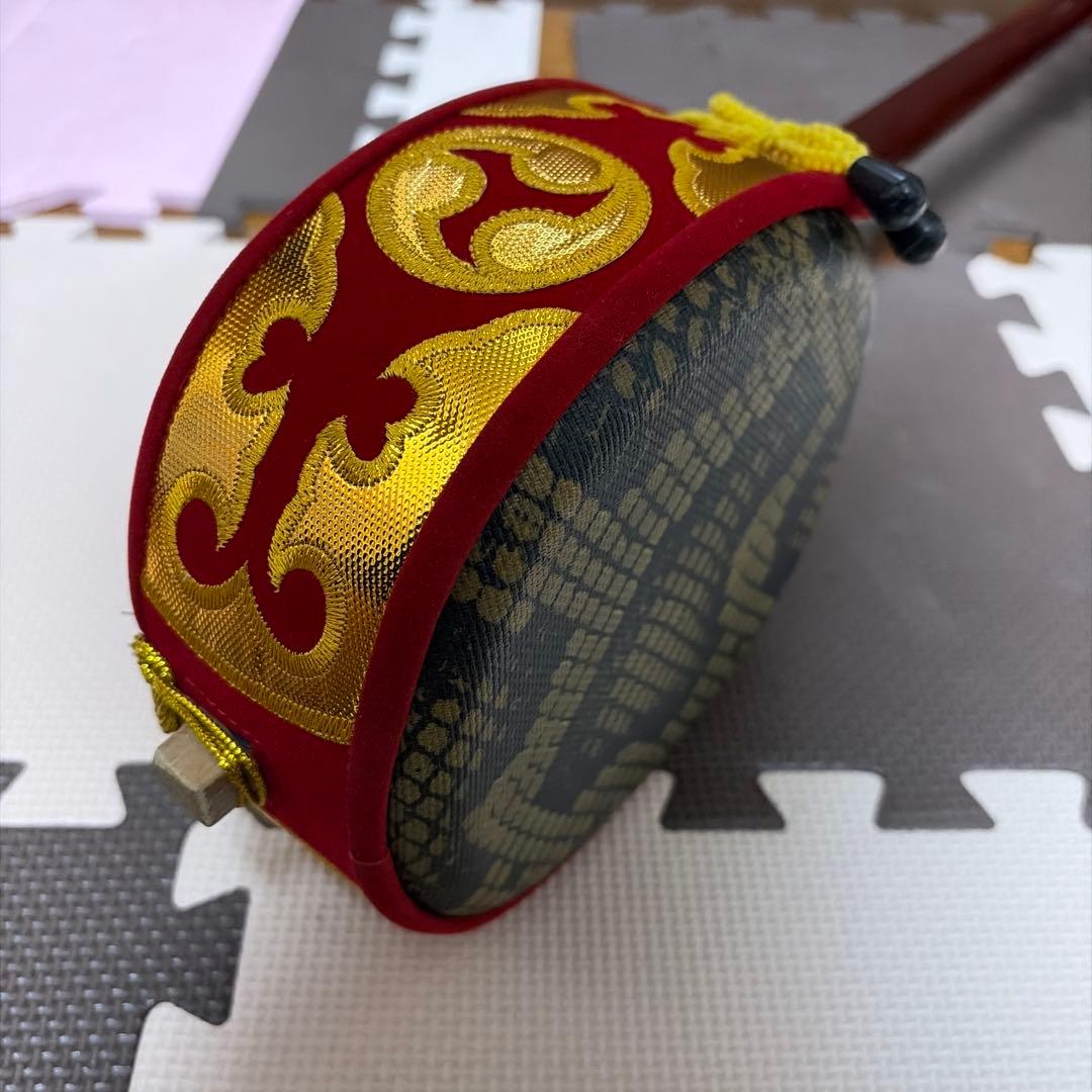 沖縄 三線 人工皮 合皮 琉球 弦楽器　蛇三線