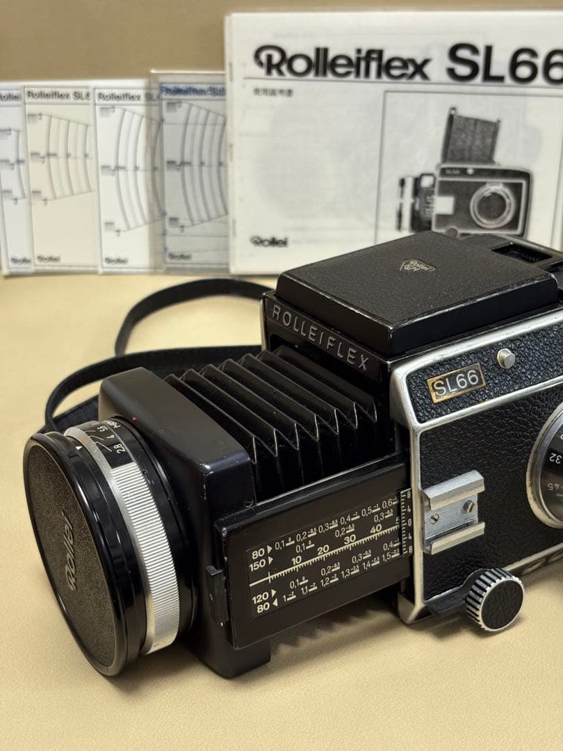 美品Rolleiflex SL66 中判カメラ Planar 80mm f2.8