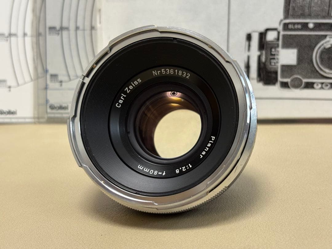 美品Rolleiflex SL66 中判カメラ Planar 80mm f2.8