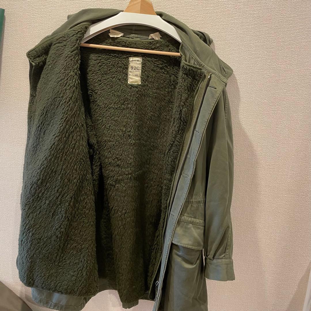 フランス軍 実物 C.I.M.製 M-64 モッズコート ライナー付き 92C