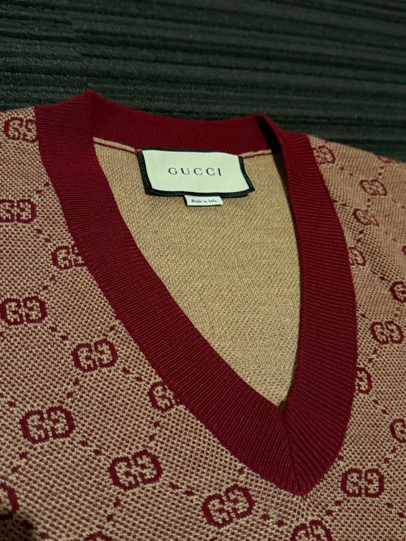 GUCCI 19ss グッチ GG柄 総柄 ニット ミケーレ期 aw