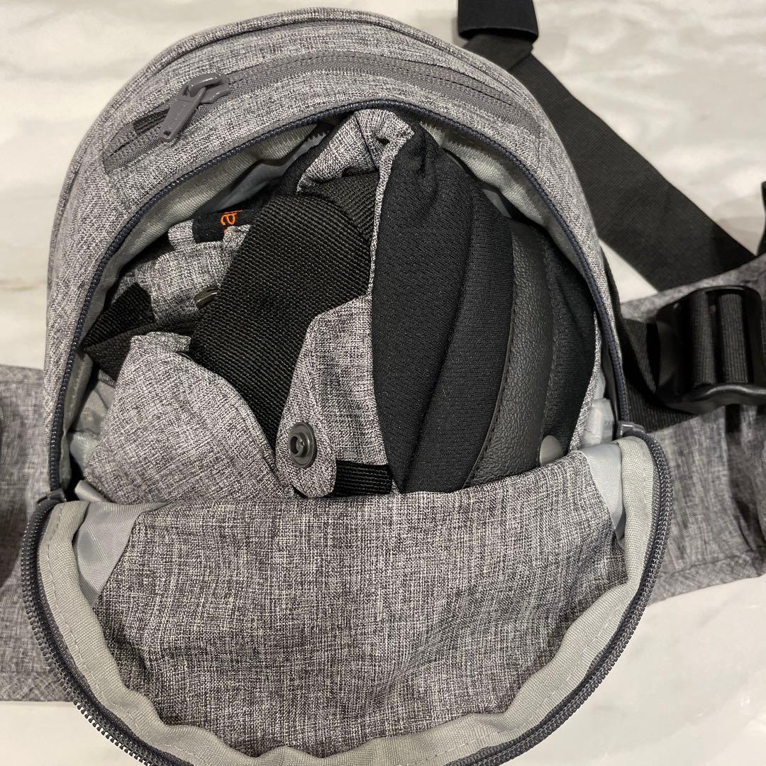 値下げしました。即購入ok【未使用品】グレーヒップシート抱っこひもnapnap