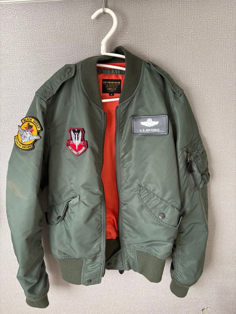 AVIREX l-2b ミリタリージャケット　M
