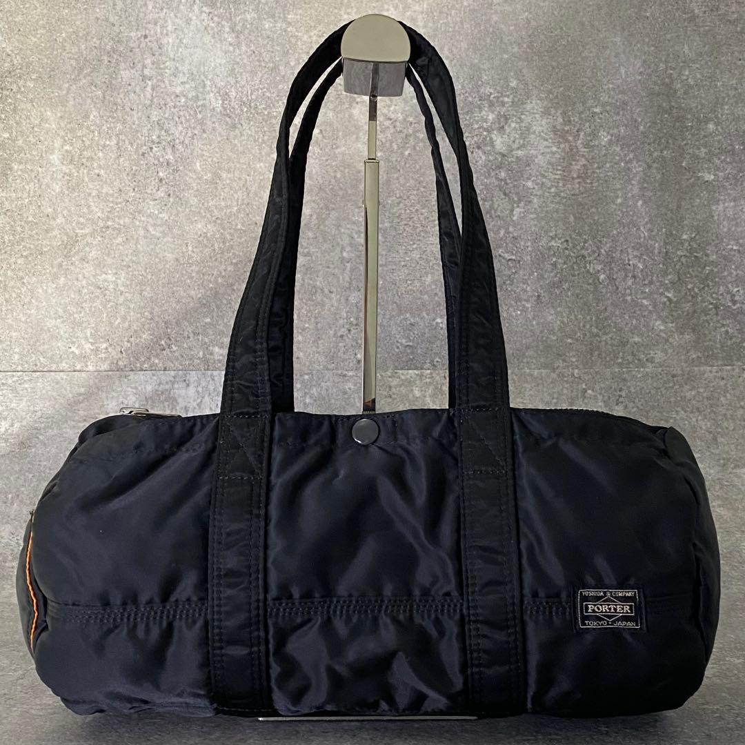ポーター タンカー ボストン ブラック ダッフルバッグ ドラムバッグ 黒