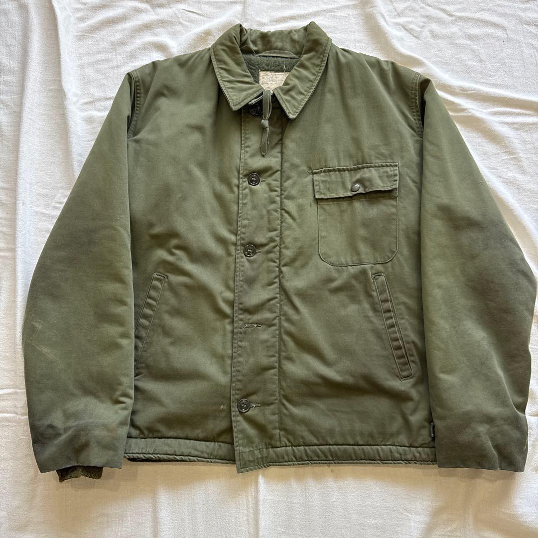 米軍 実物 A2 デッキジャケット 67年 LARGE 60年代